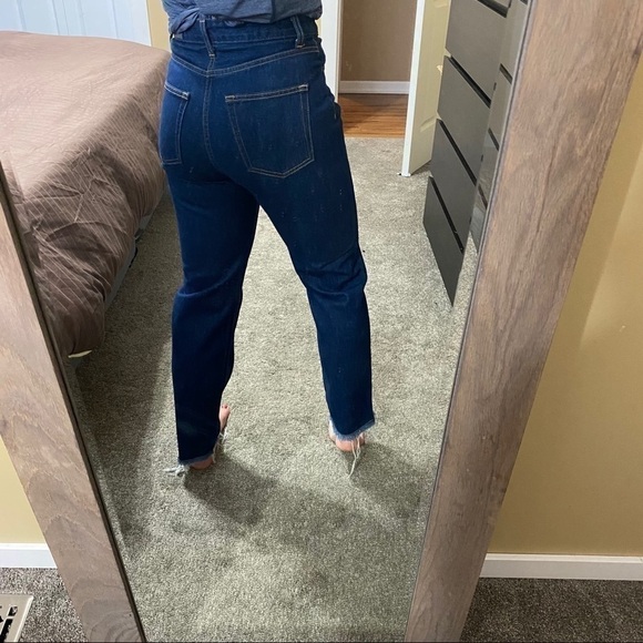 Nwt Carmar Sebastian High Waisted Raw Hem Jeans - Picture 5 of 12